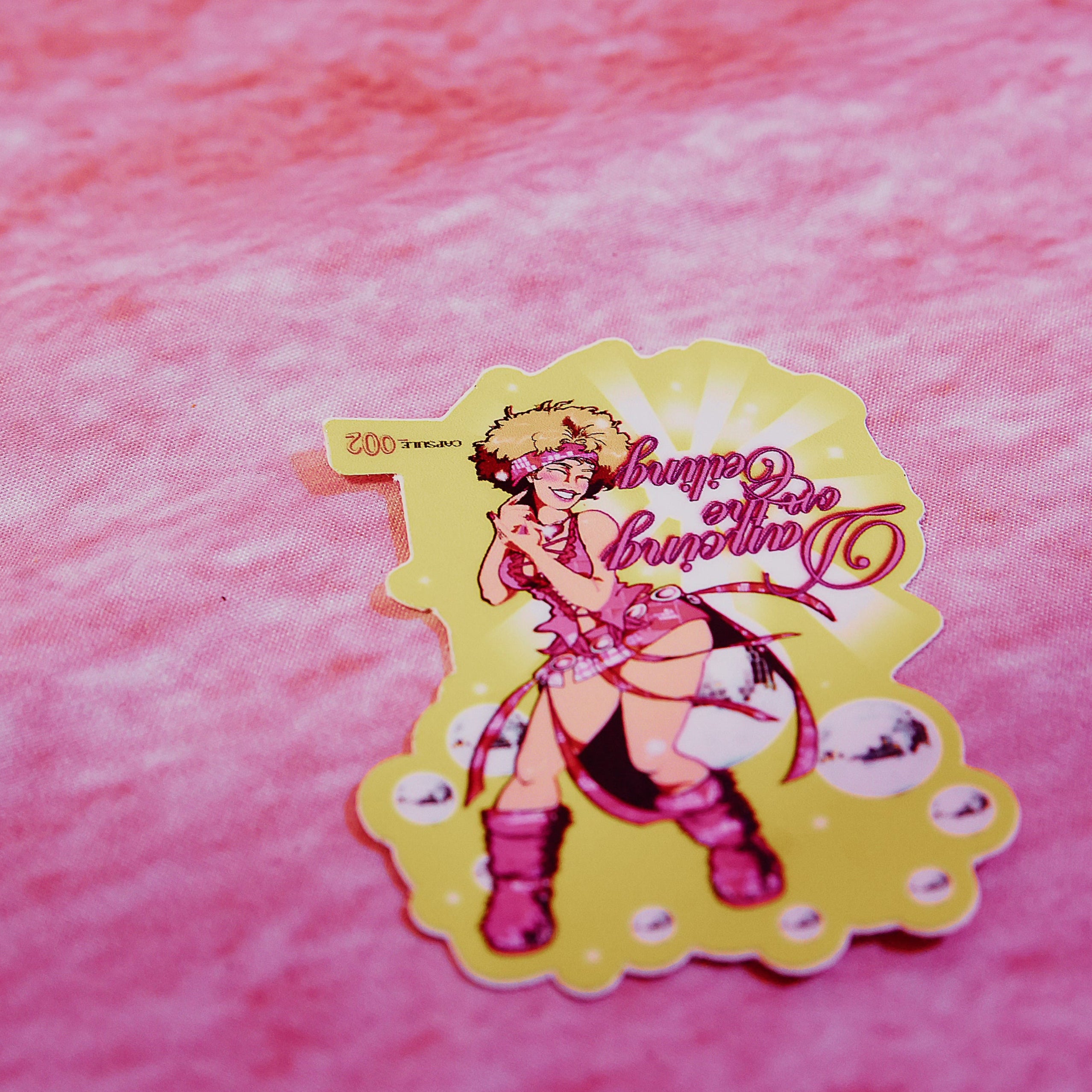 "Dancing On the Ceiling" Sticker